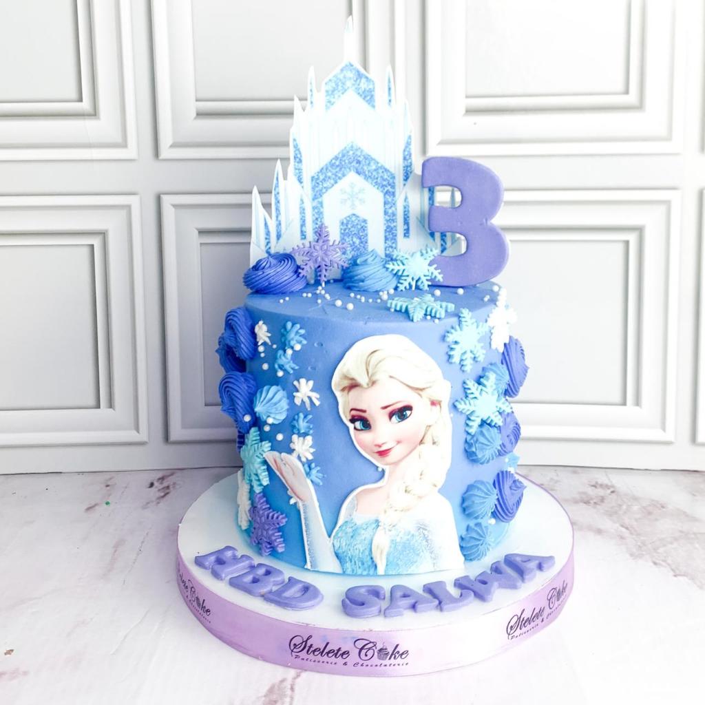 Kue Ulang Tahun/Birthday Cake/Kue ultah tema Frozen/Frozen Cake