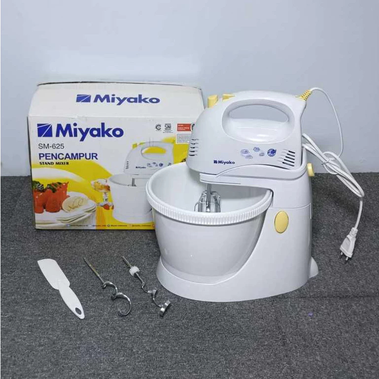 MIYAKO Mixer Berdiri Cucina Stand Mixer Miyako SM625 / Mixer Miyako SM-625 / Mixer Stand Bowl Miyako