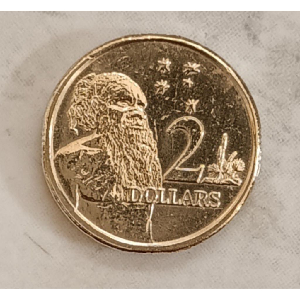 koin Australia 2 dollar tahun 2013..