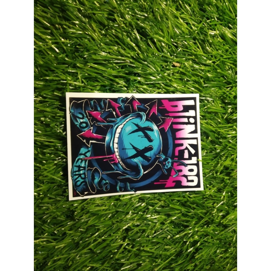 stiker vinyl blink 182