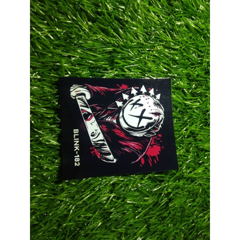 stiker vinyl blink 182