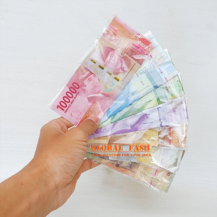 isi 100 Plastik Benig 7 x 15 cm / Plastik OPP Lem Uang Buket / Plastik Souvenir / Plastik Money Cake