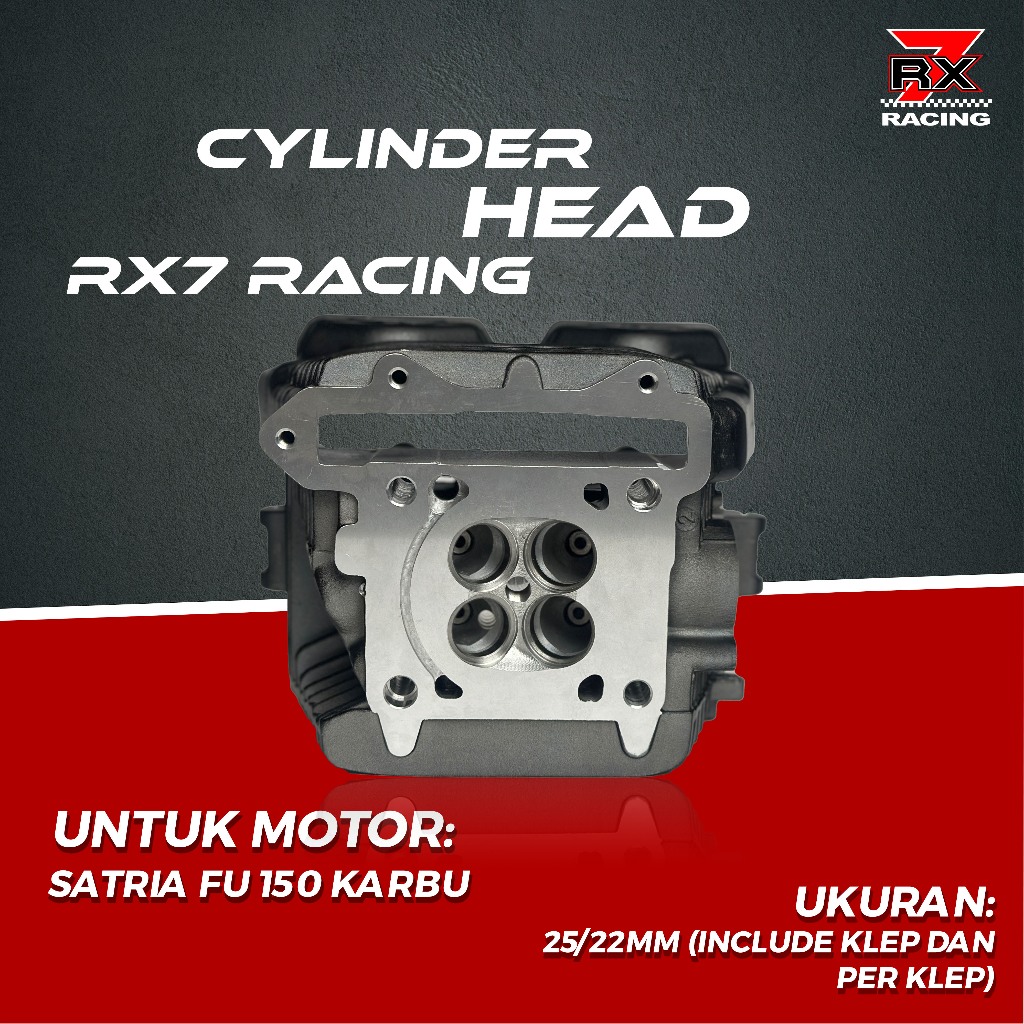 Blok Head Satria Fu 150 Karbu Ukuran 25 22 Rx7 Racing