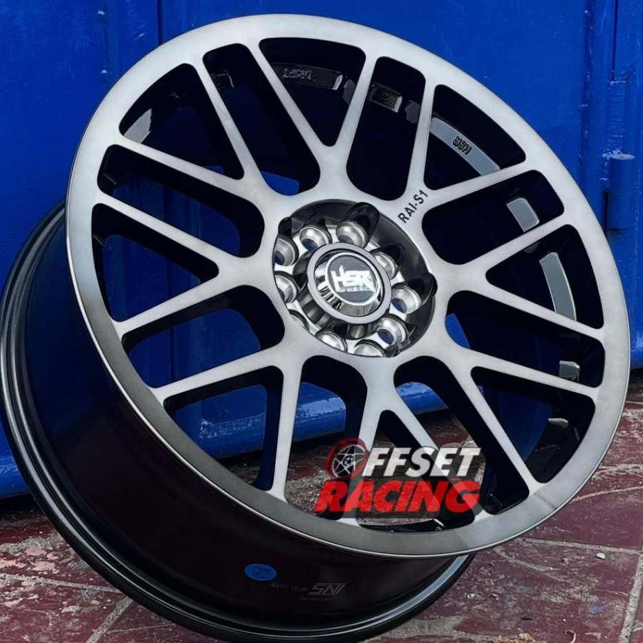 Velg HSR R17 Racing HRV Sienta Innova Xpander Ertiga Velg Mobil HSR RAI-S1 Ring 17