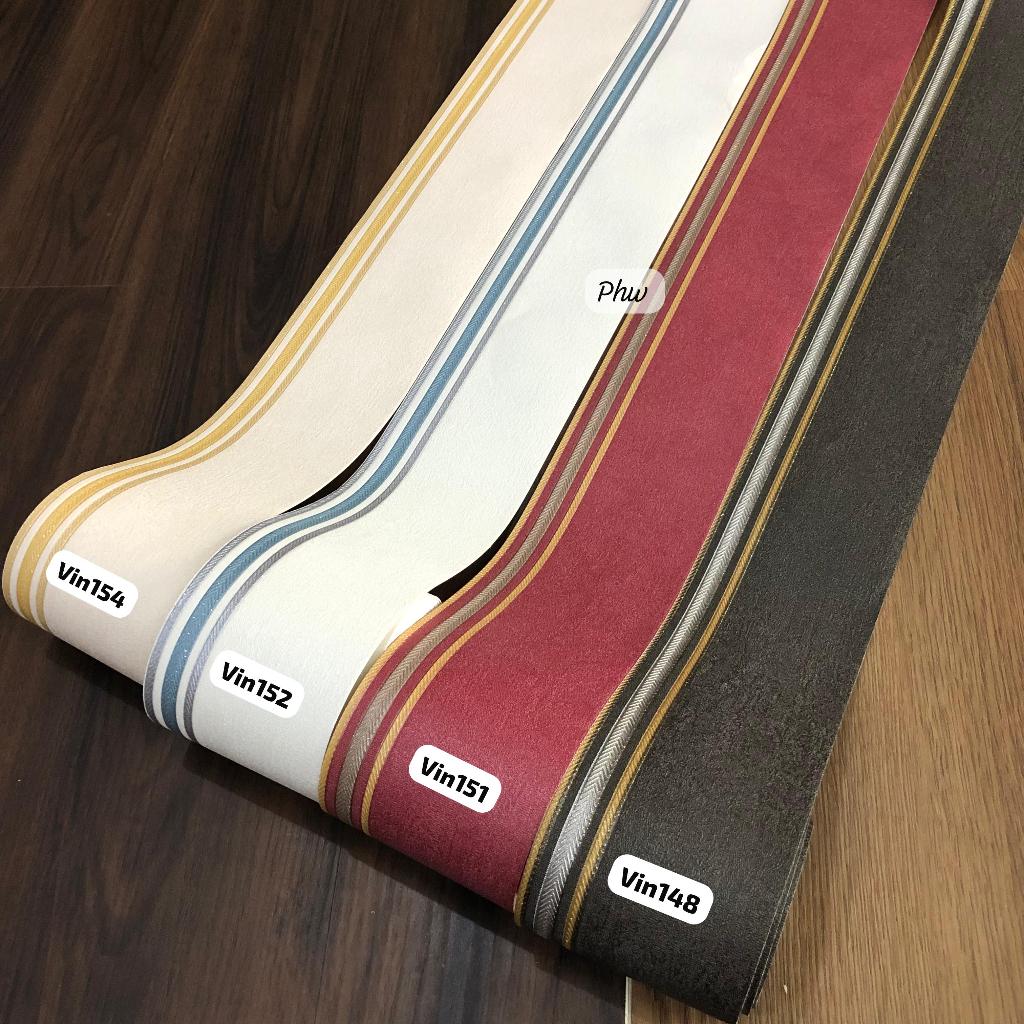 Border List Pembatas Dinding Polos Hitam Putih Biru Wallpaper Border Vin