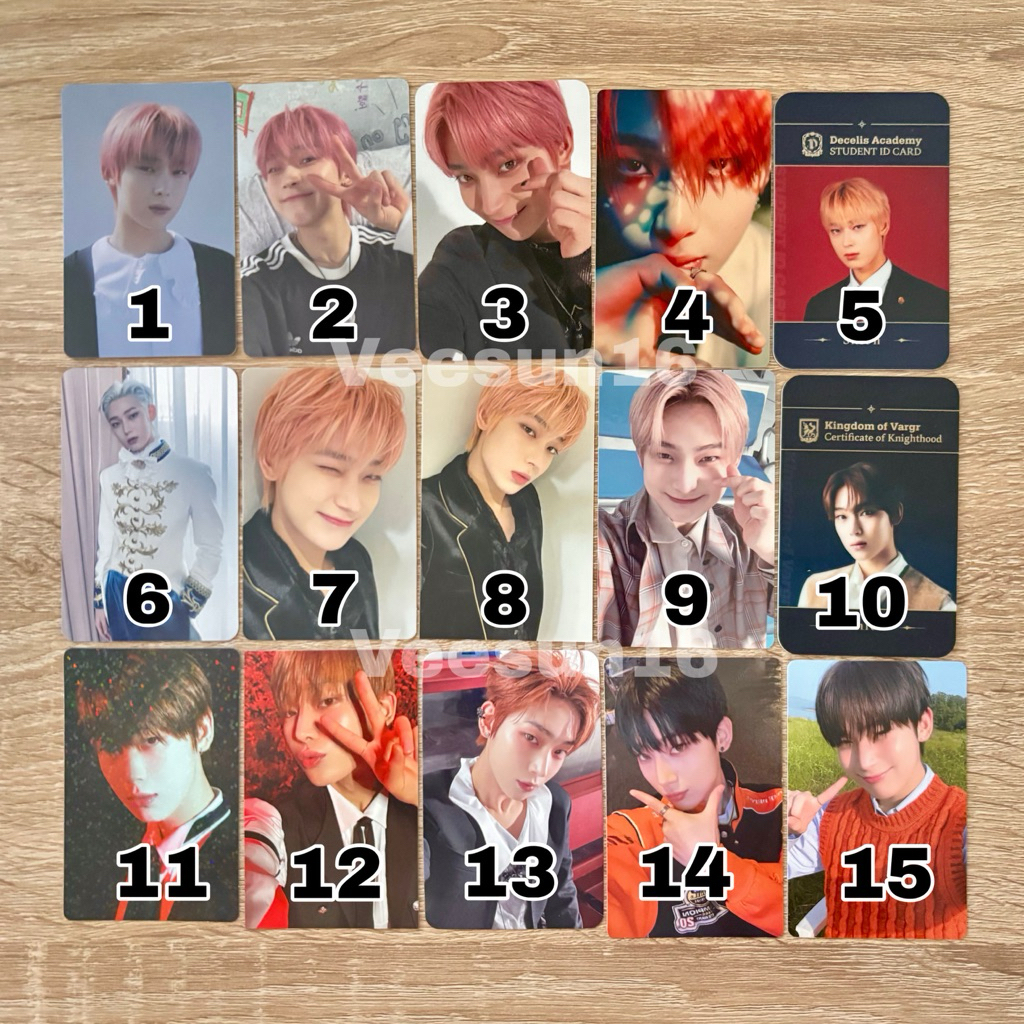 [READY STOCK] PC PHOTOCARD SUNOO ENHYPEN (HYBE INSIGHT, DIMENSION DILEMMA, DARKMOON, VARGR, BDC, DAR