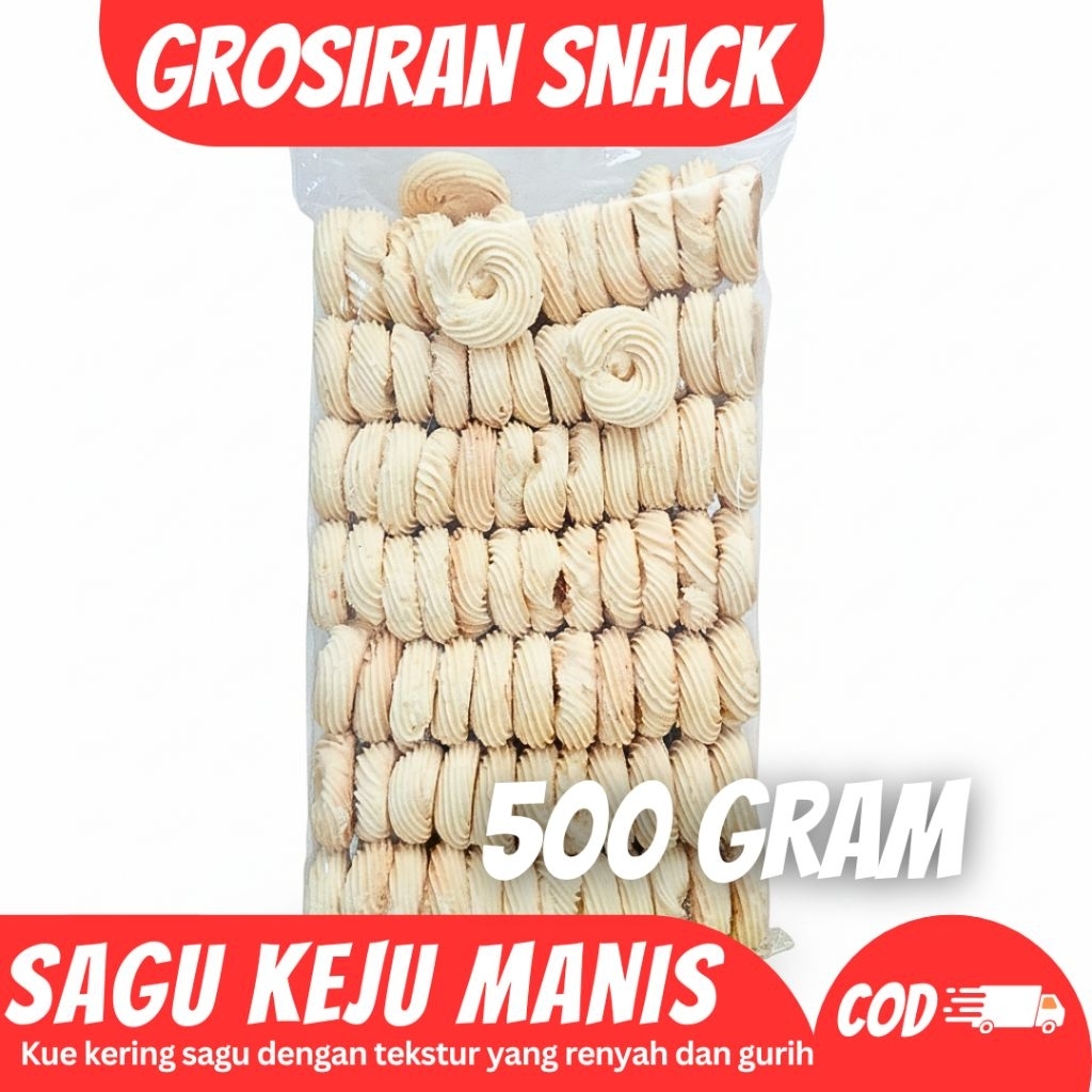 (500 GRAM) SAGU KEJU