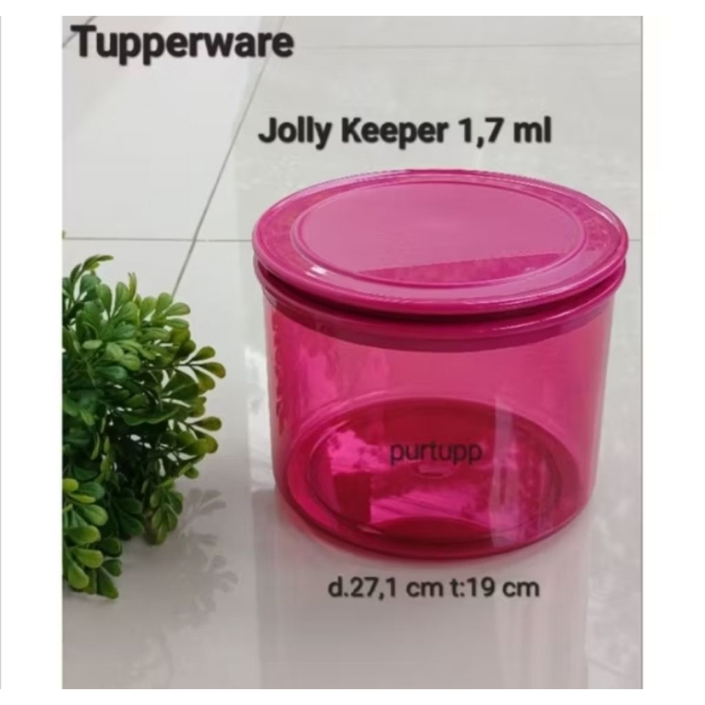 toples jolly Keeper pink magenta 1,7 Liter tupperware