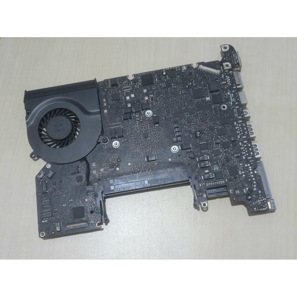 logicboard / mainboard macbook pro md101 a1278 2012 bahan