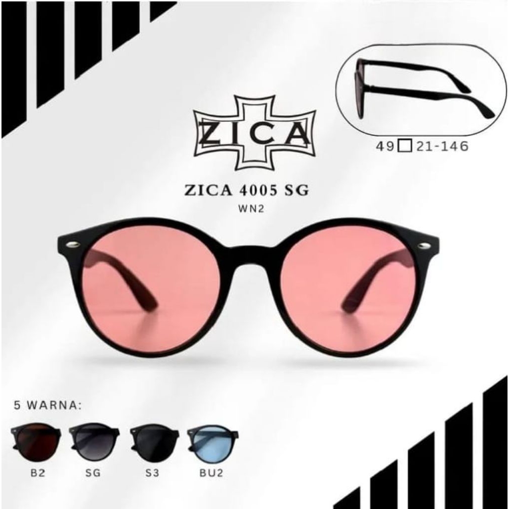 KACAMATA FASHION SUNGLASSES MODEL BULAT BESAR MODERN FRAME RINGAN DAN NYAMAN LENSA FLAT WARNA COCOK 