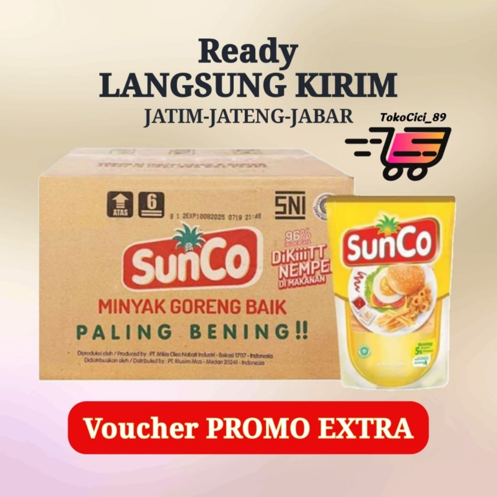 Minyak Sunco 2L 1 dus( LANGSUNG KIRIM)