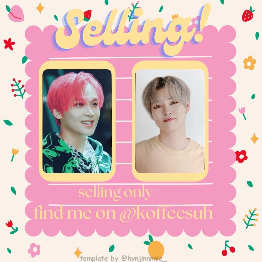 [READ DESC] Photocard NCT 127 Haechan 2 Baddies Street Luggage Sticker and PC NCT Dream Chenle Vibe 