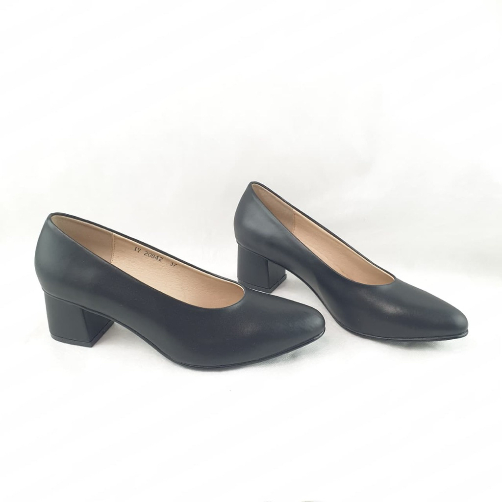 ISM - Donatello/IY.20842 Sepatu Pantofel Wanita Hak 5cm - Heels Polos Formal Wanita