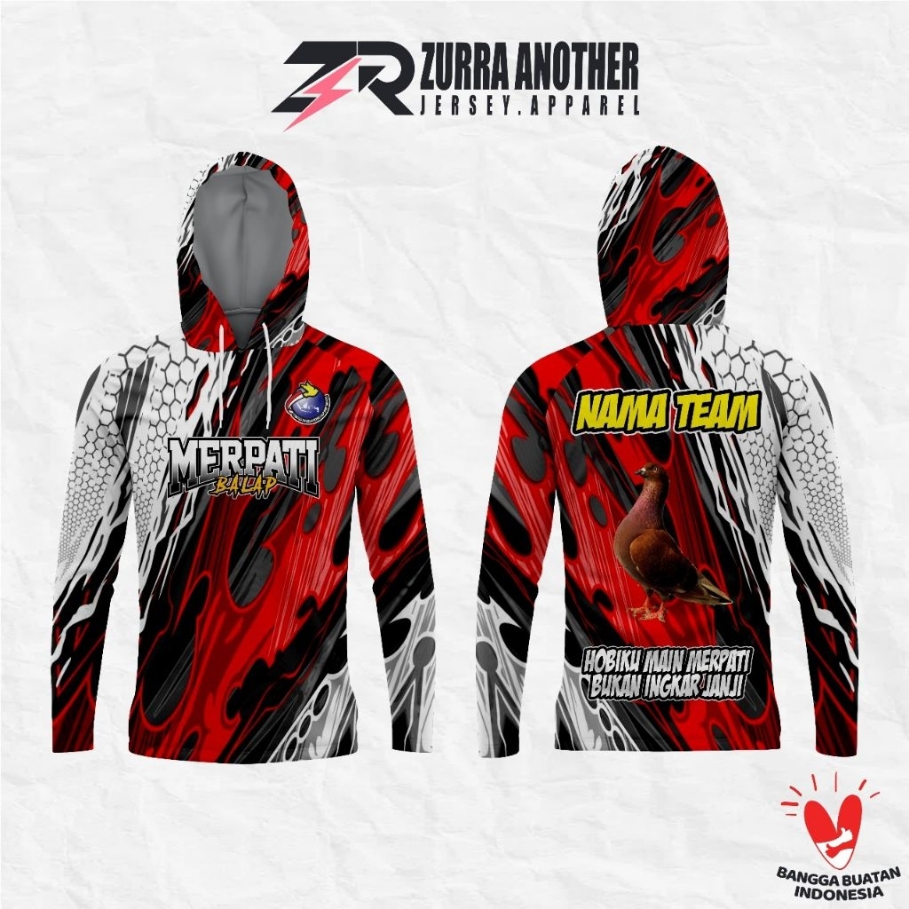 Jersey merpati/Jersey merpati custom/Jersey merpati full printing/Jersey merpati bebas request desai