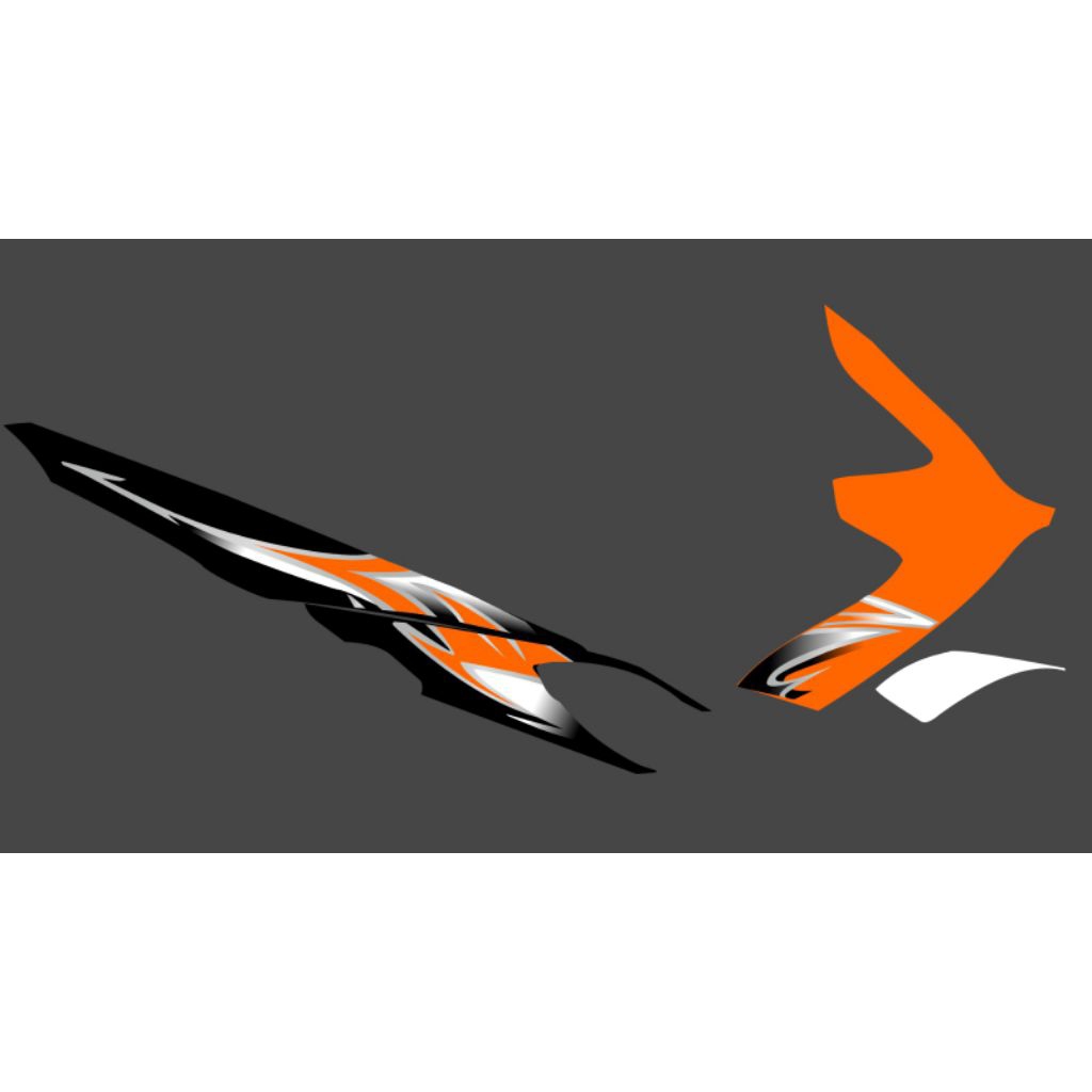 STRIPING SUZUKI SKYWAVE 125 TRANSPARAN ORIGINAL