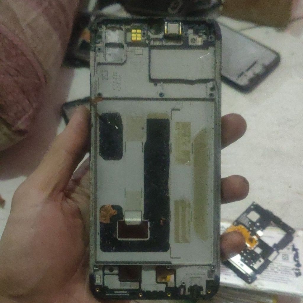 Frame LCD VIVO Y12, Y12i, Y15, Y17 Cabutan Ori – Mulus, Lurus, Layak Pakai