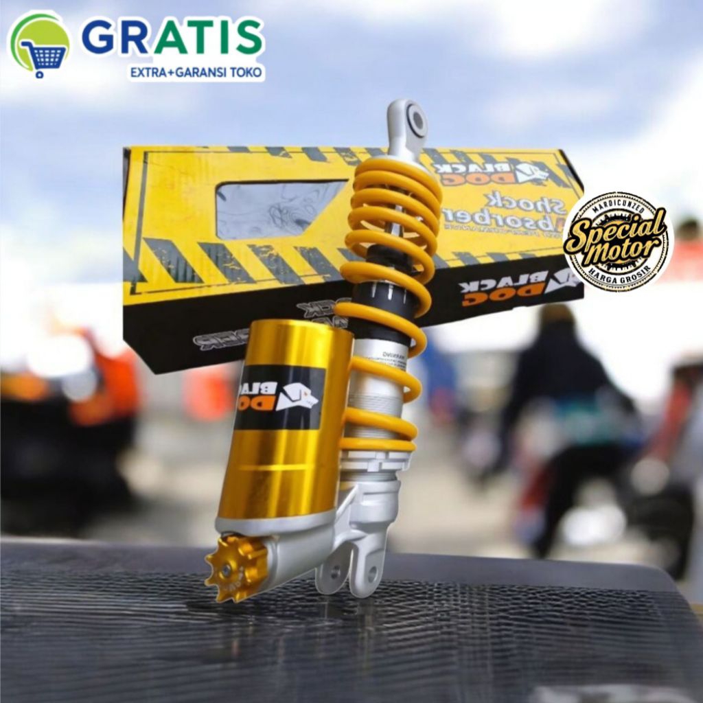 SHOCK BREKER TABUNG BAWAH MATIC 310MM SHOWA BLACK DOG MIO BEAT MIO J M3 XEON SCOOPY GENIO ( GROSIR)