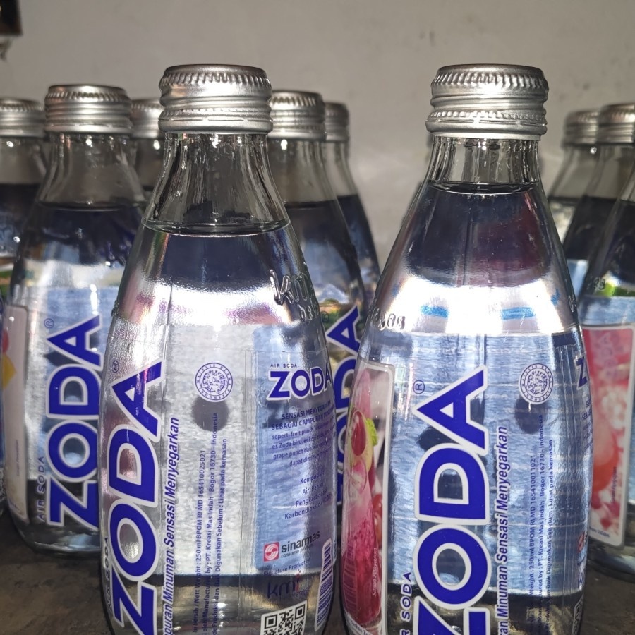 Zoda Water Soda Water 250 ml 1 Crates Connents 24 PCs Zoda Water