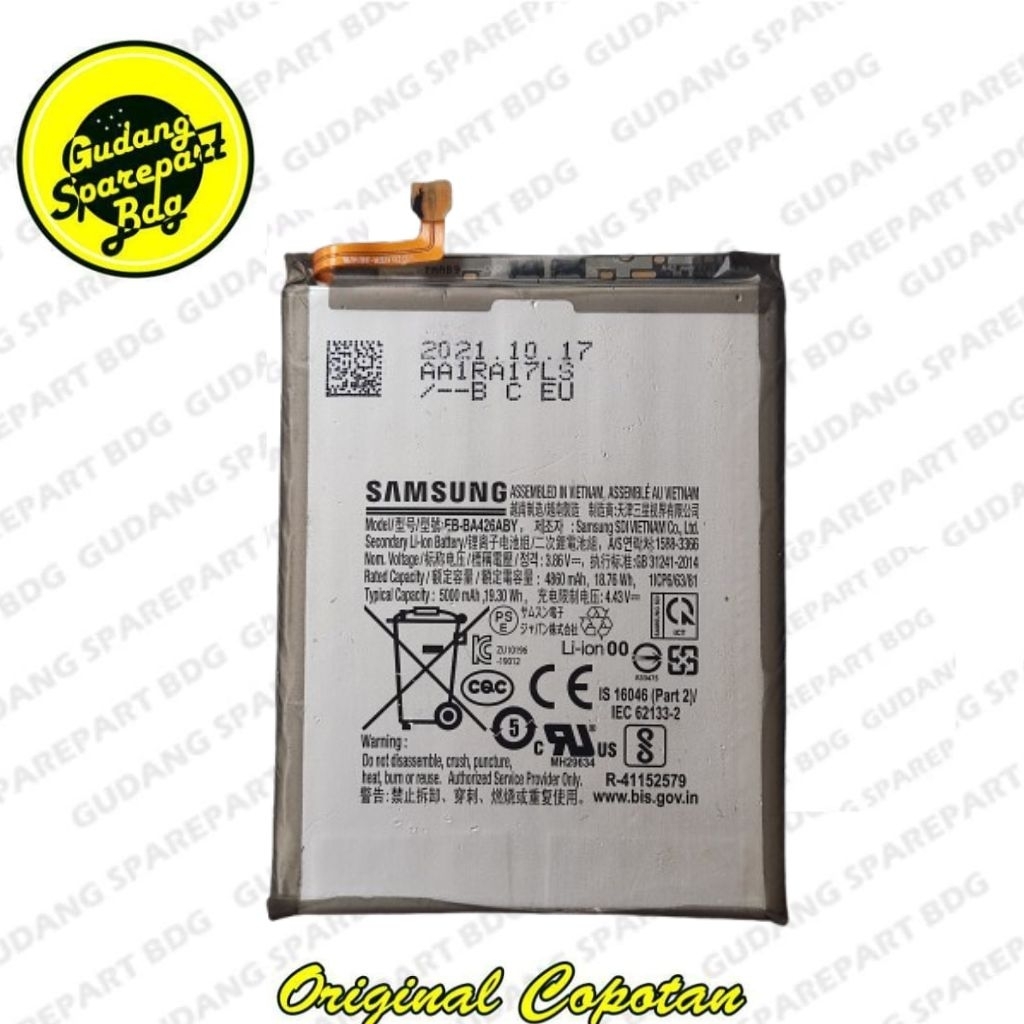 Baterai Samsung Galaxy M23 EB-BA426ABY Second Copotan