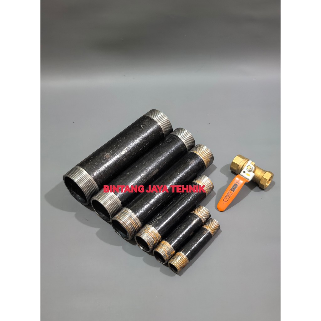 PIPA INCIAN 1" x 30cm CARBON STEEL SCH40 SEAMLESS / PIPA INCIAN CARBON STEEL SEAMLESS SCH40 1" x 30c