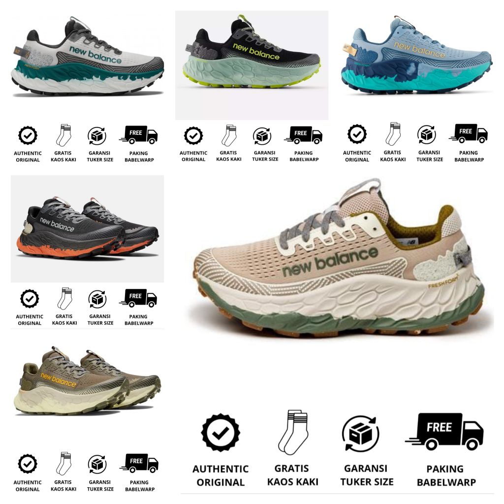 Sepatu Sneakers pria Running Nb Fresh Foam X Black Oren Neww Colour Men's