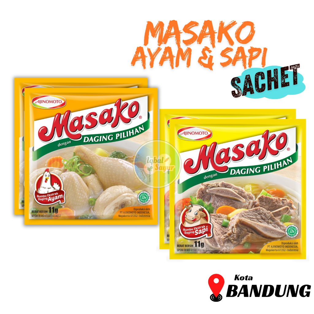 

Masako Bumbu Penyedap Rasa 8gr – Kaldu Praktis