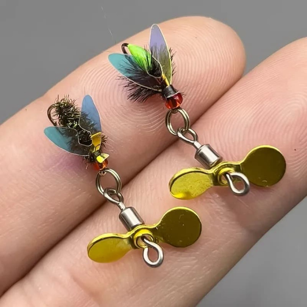 umpan rayap lure propeler casting wader, hampala, nila dll