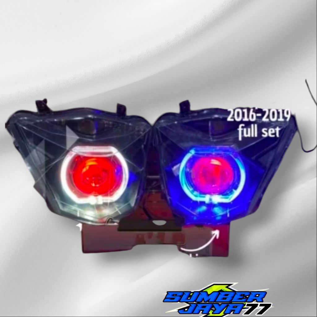Reflektor Lampu Depan Biled Albed Beat Street ESP 2017-2019 Fullset tinggal pasang