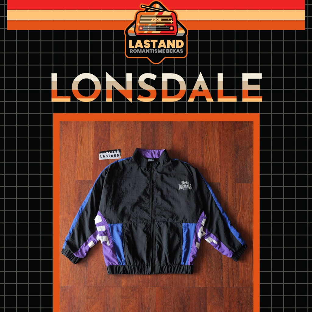 Jaket Vintage LONSDALE Colorblock