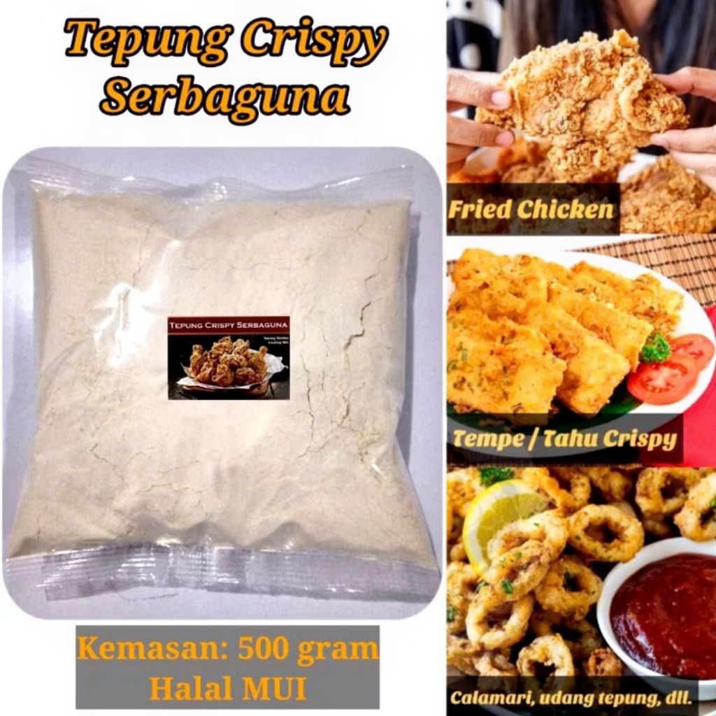 Tepung Bumbu Ayam / Tepung Crispy Serbaguna / Ayam Goreng kfc mcd / Breader Fried Chicken