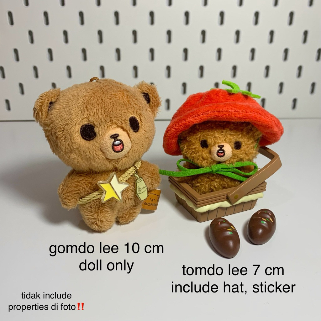 READY STOCK GOMDO LEE 10 CM TOMDO LEE 7 CM DOLL HAECHAN NCT 127 DREAM BONEKA OFFICIAL