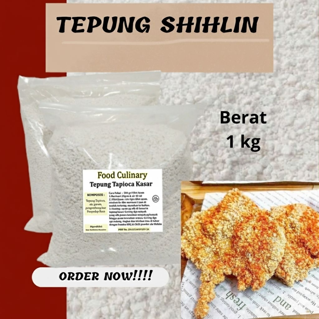 tepung shihlin kasar/tepung taiwan shihlin chicken kemasan 1kg