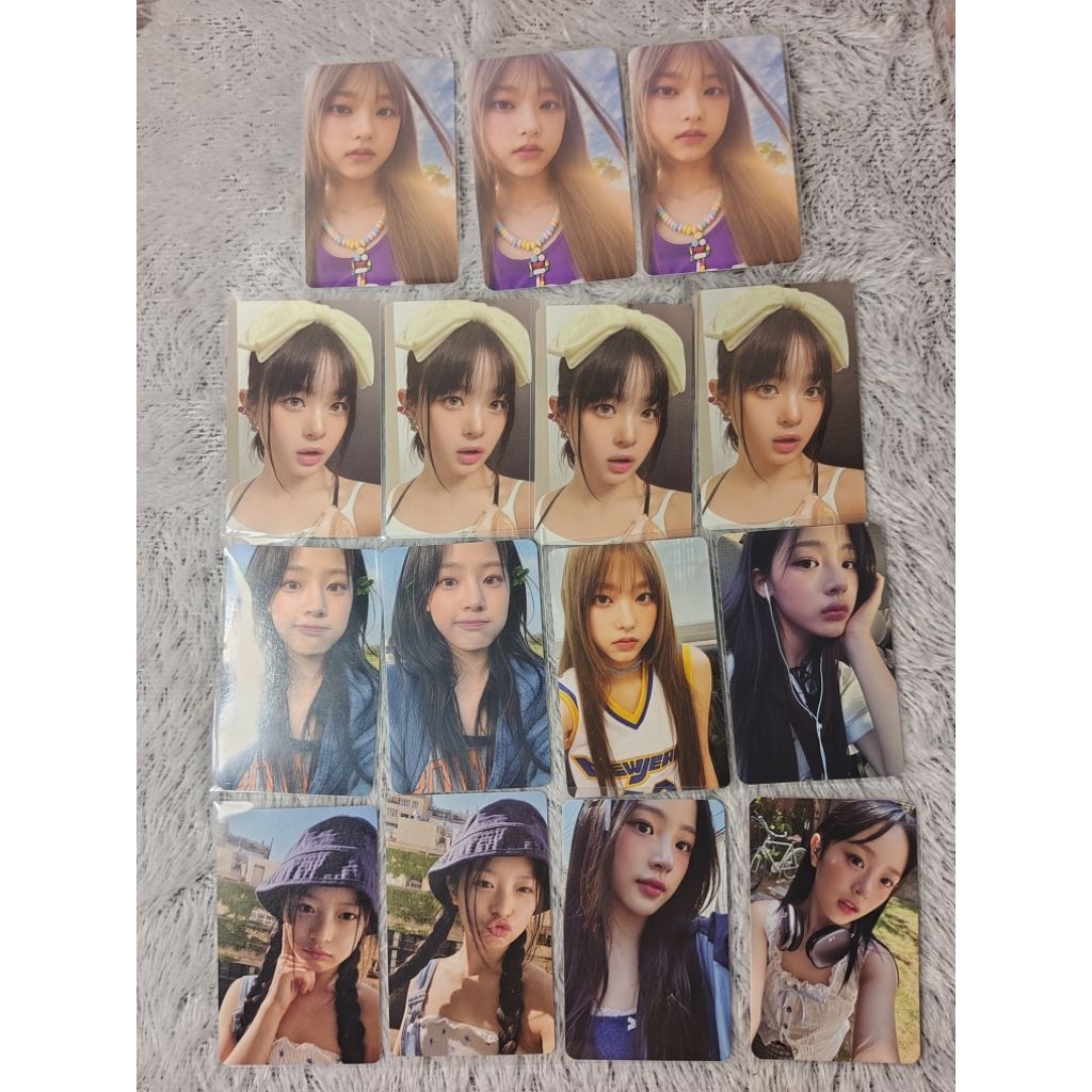 [BACA DESK] PHOTOCARD RUKA BABYMONSTER HANNI HAERIN MINJI NEWJEANS SG25, MINJI HAERIN CIMOL OFFICIAL