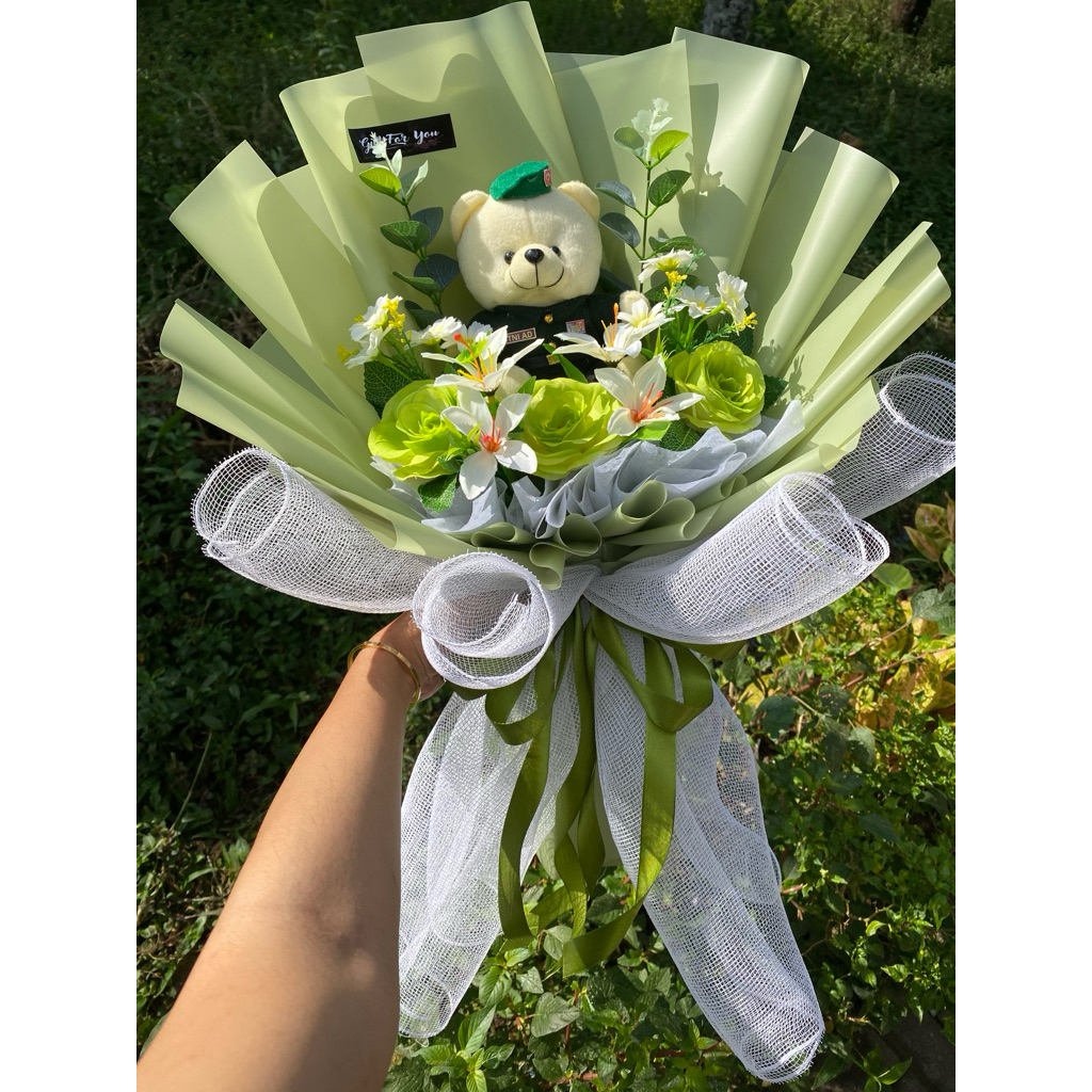 BUKET BONEKA PROFESI TNI BUKET PELANTIKAN POLISI