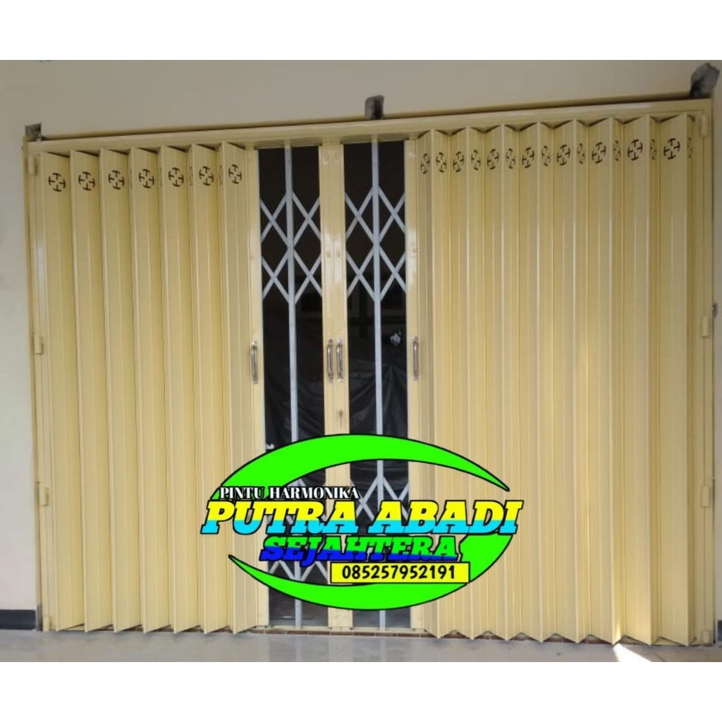 pintu harmonika,pintu folding gate,pintu ruko,pintu gudang pabrik