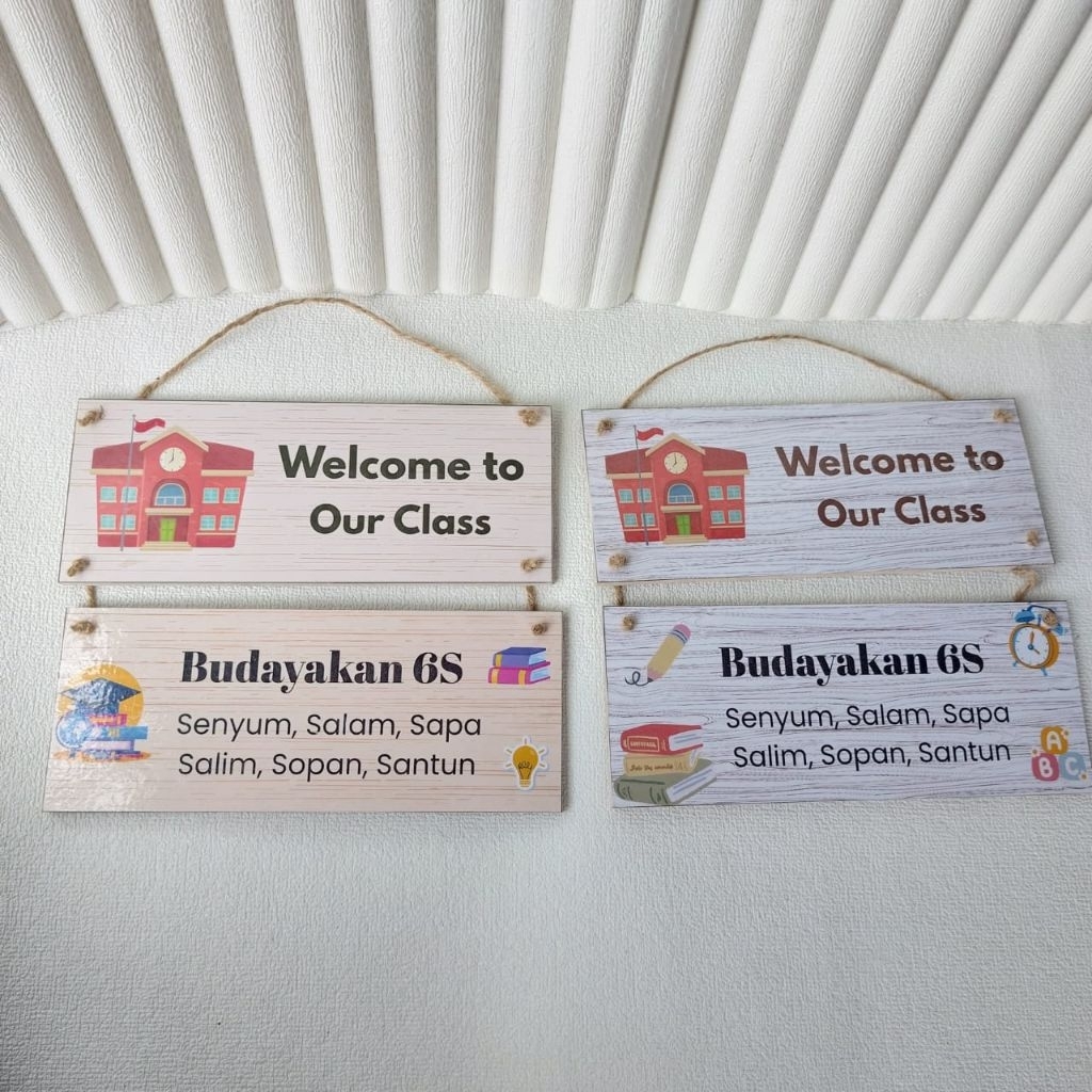 Welcome to our class | Reques class | Hiasan kelas