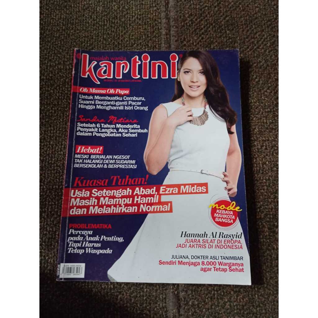 Majalah Kartini Hannah Al Rashid Edisi Juni 2013