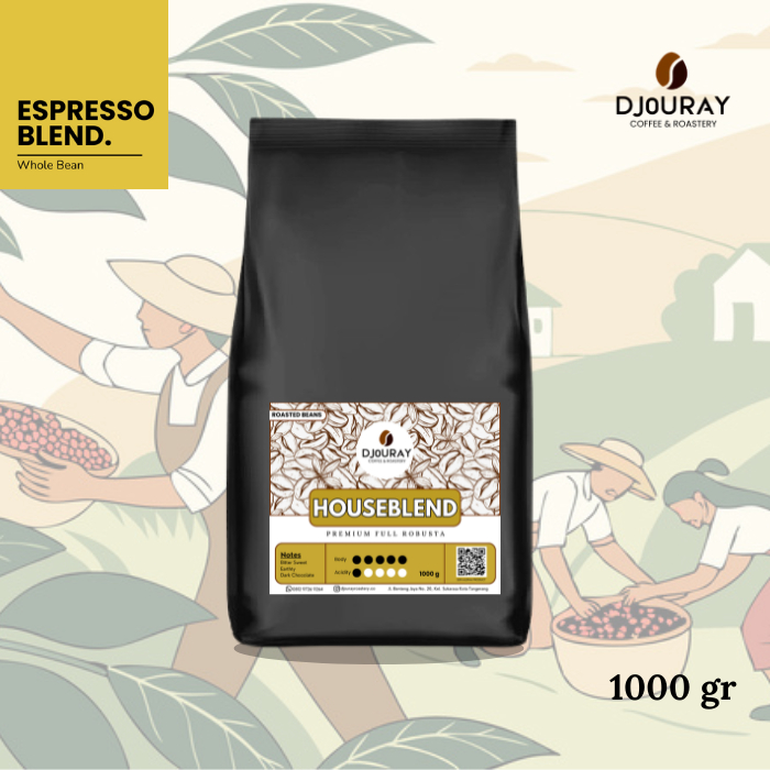 

Djouray Houseblend Premium Full Robusta, Biji Kopi Premium