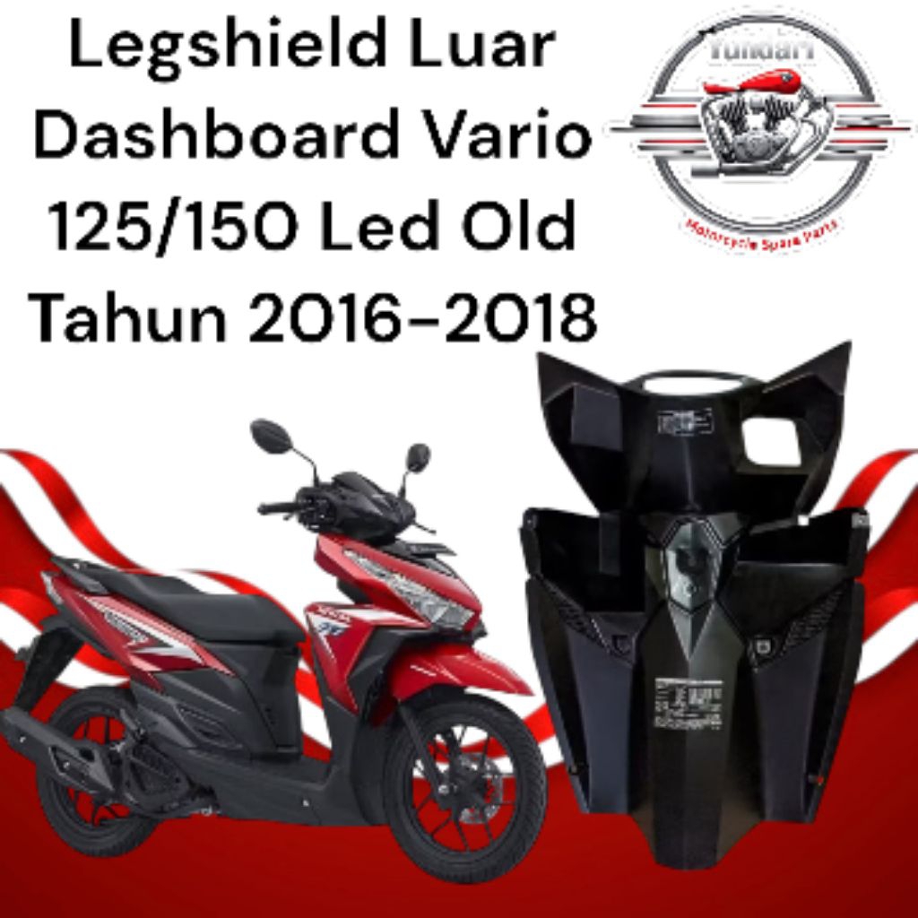 Legshield Luar Dashboard Vario 125/150 Led Old-2016-2018
