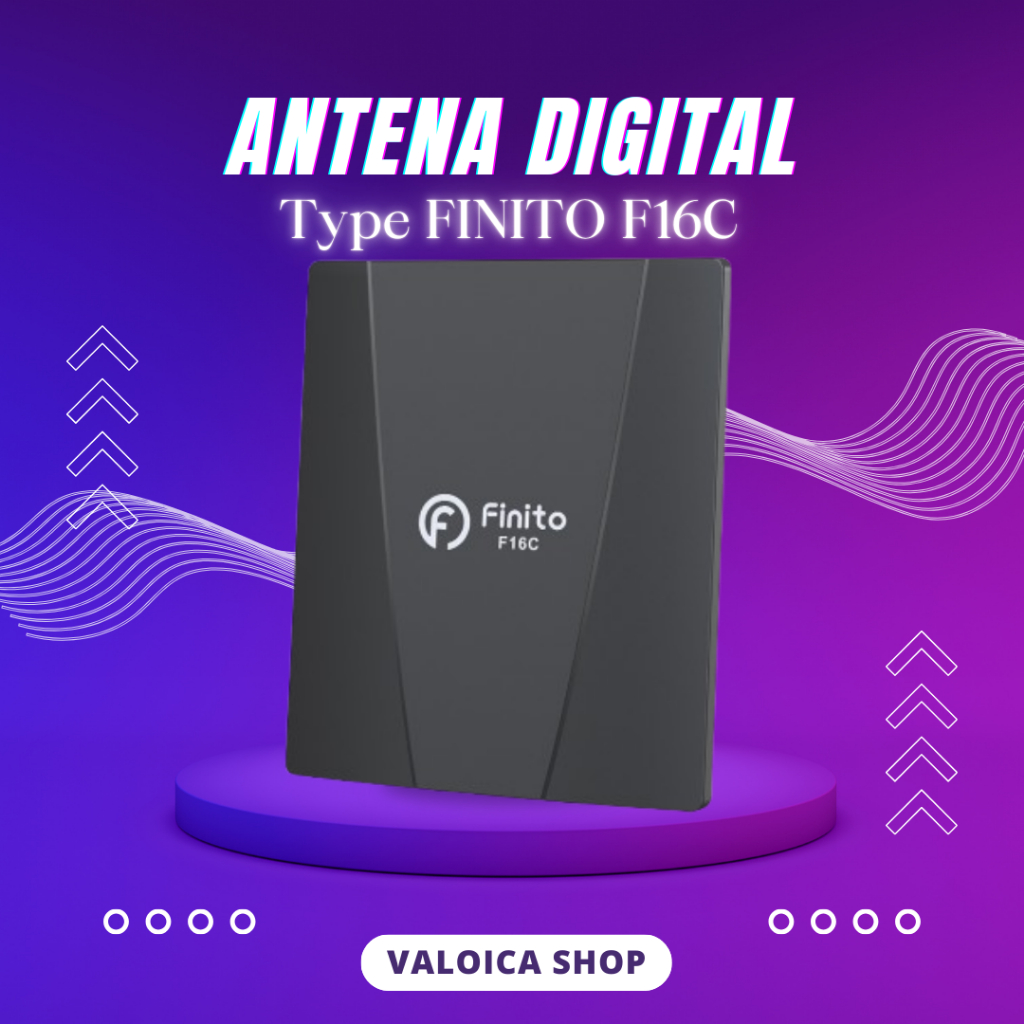Antena Digital Finito Indoor/Outdoor Siaran Jernih