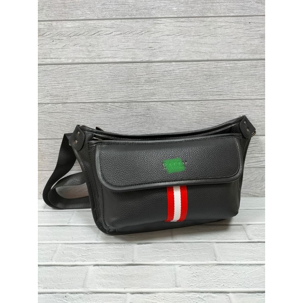Tas waistbag pria bumbag belt Bally tas pinggang unisex