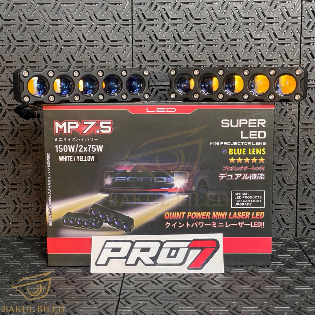 MINIPROJIE PRO7 | MINI LASER PRO7 MP 7.5 (5 Mata) | MINI LASER 2x75 W=150W | Minilaser PRO7 5 Mata