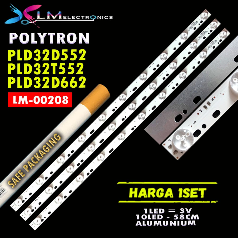 BACKLIGHT TV LED POLYTRON PLD32D552 PLD32T552 PLD32D662 32D552 32T552 32D662