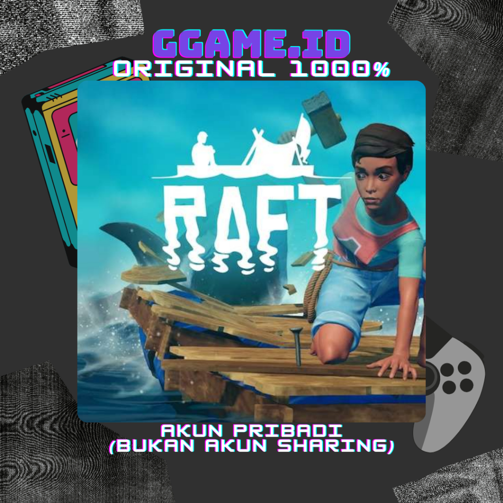 Raft (Online) - Original - Game PC - Game Steam - Akun Pribadi (bukan sharing)