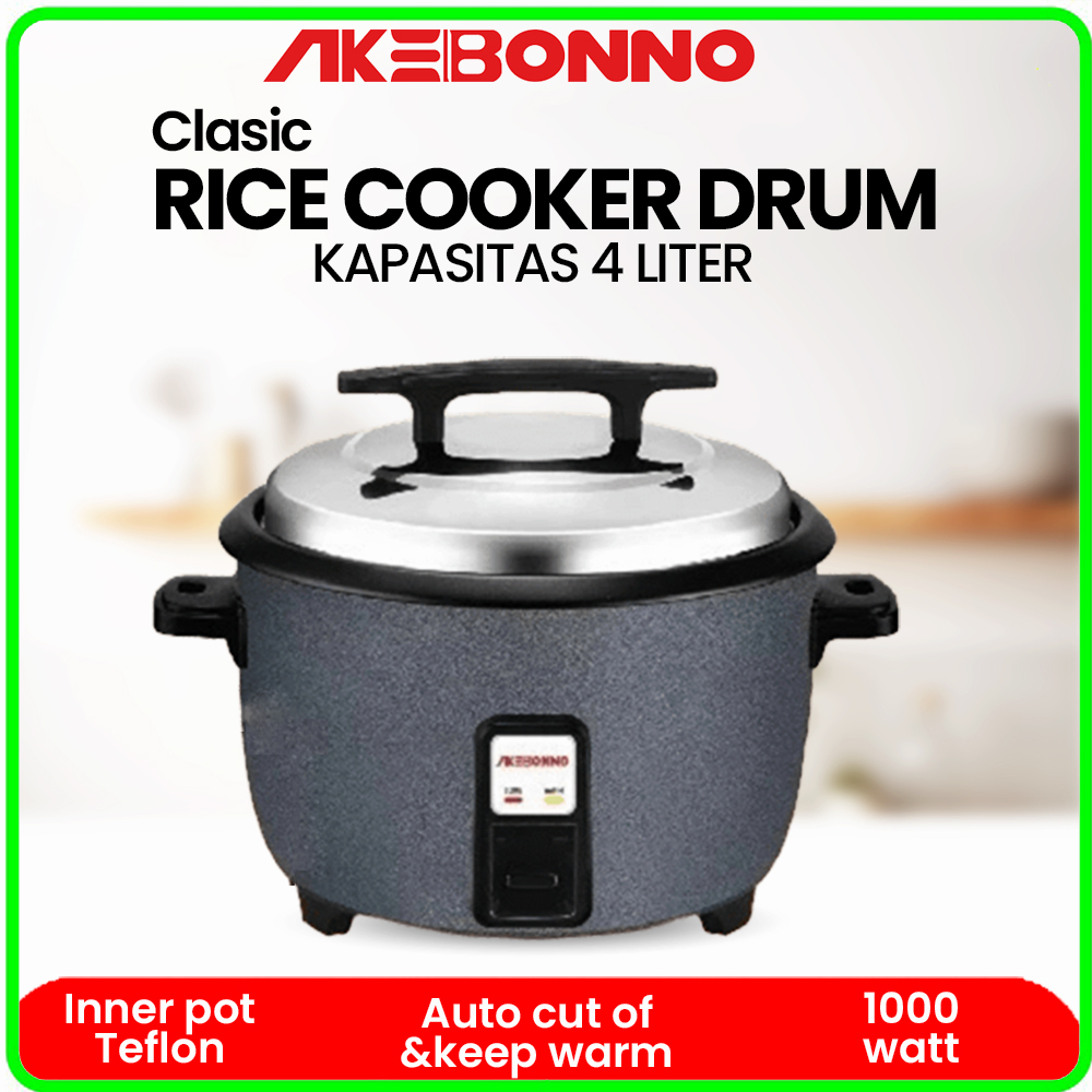 RICE COOKER AKEBONNO 4 LITER - 2000W | PENANAK NASI LISTRIK JUMBO