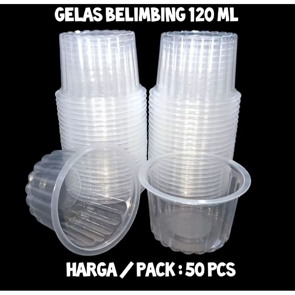 (50 pcs) cup agar² 120ml/cup puding 120ml/cup jeli 120 ml include tutup