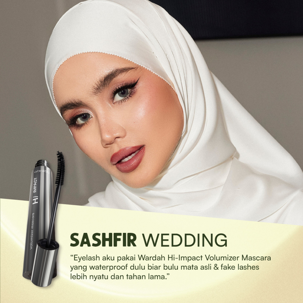 [MASCARA WEDDING SASHFIR] NEW WARDAH Mascara - Hi-Impact Volumizer Mascara, Anti-Gravity Iron Mascar