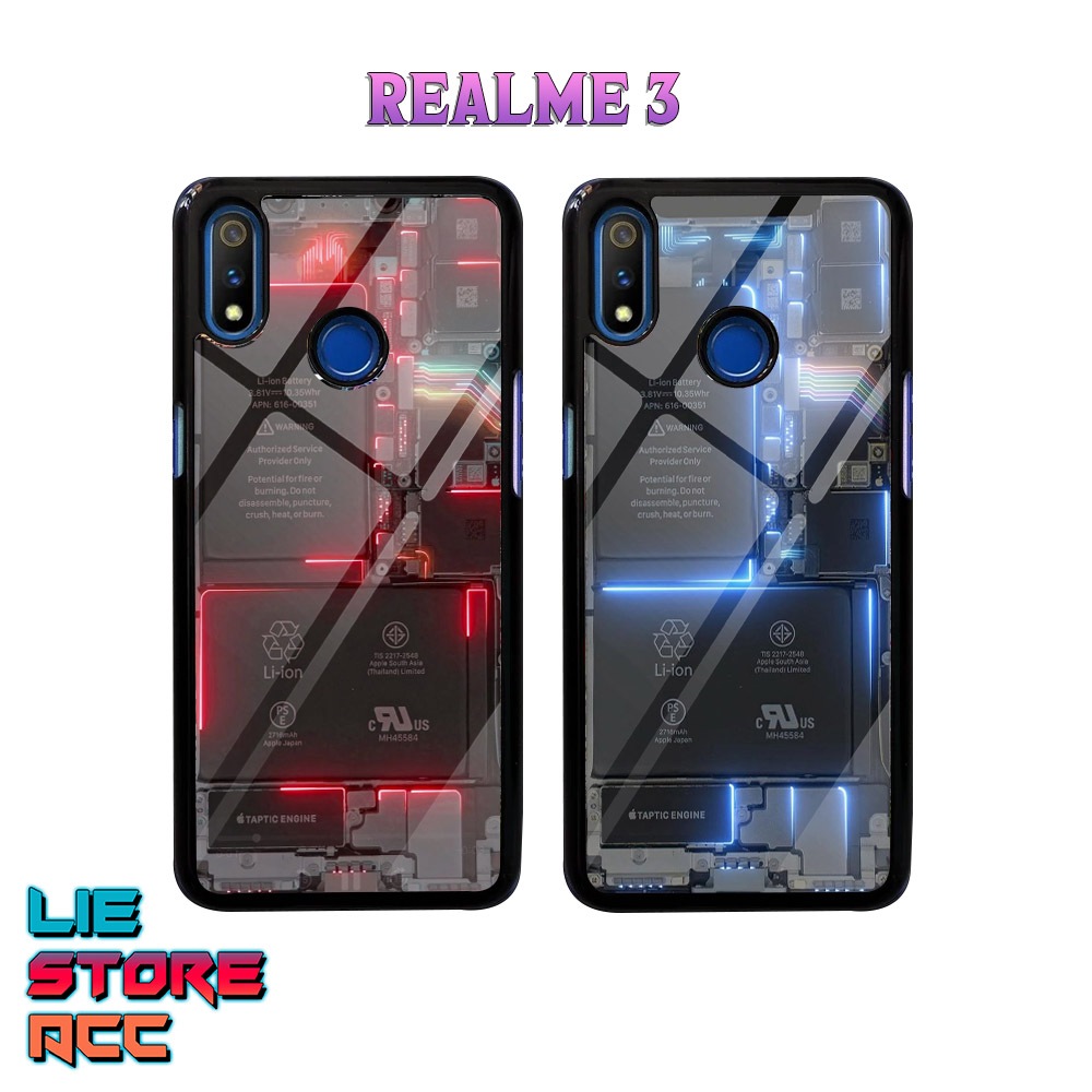 Case Realme 3 Case Hp Realme 3 Premium Glossy liestore_acc Casing [ Batre ] Casing Hp Realme 3 Aesth