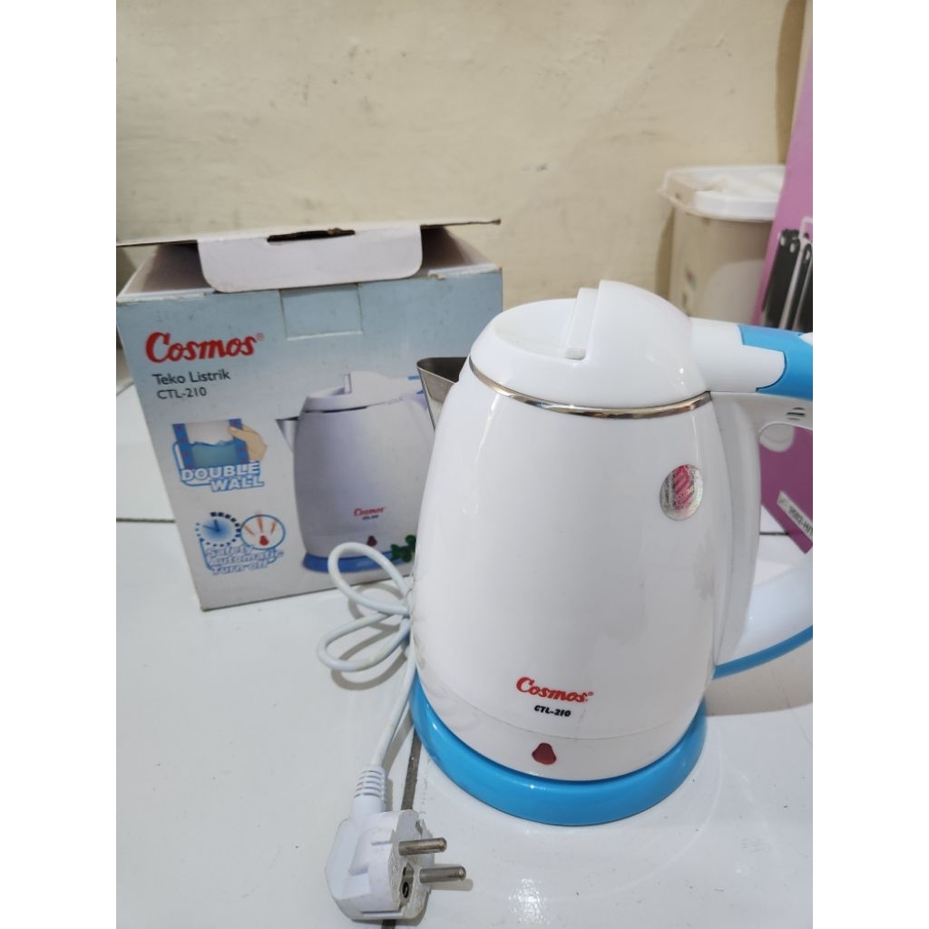COSMOS Electric Kettle 1.2 L Pemanas Air Ketel Listrik