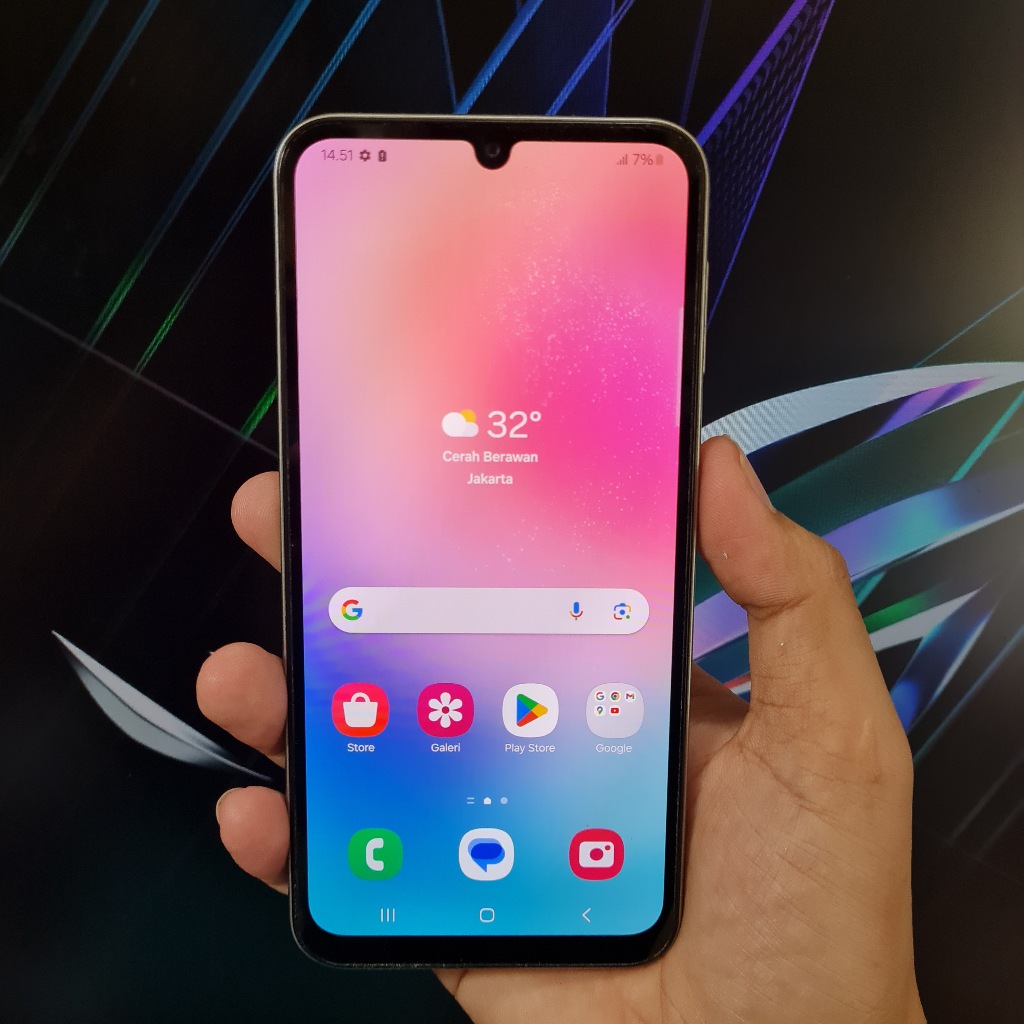 lcd samsung a24 original copotan normal